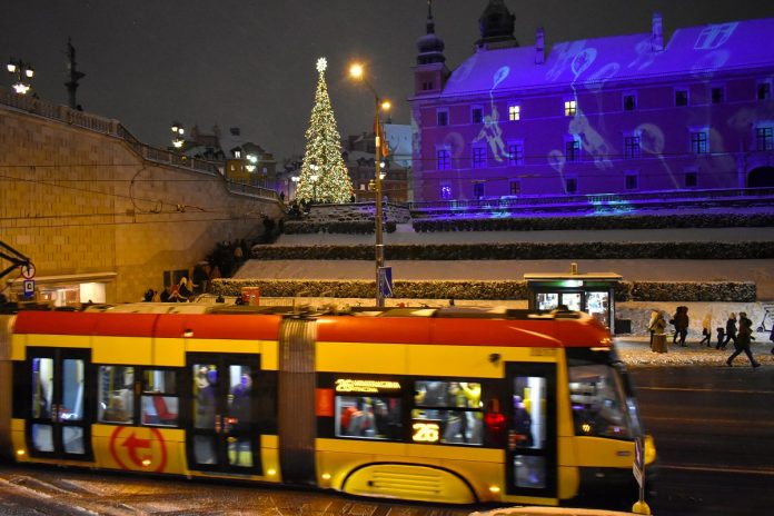 Warszawski Transport Publiczny w okresie świątecznym 23 grudnia 2022 – 6 stycznia 2023