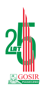 logo 25 lat GOSiR Piaseczno
