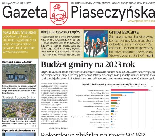 Gazeta Piaseczyńska nr 1/2023