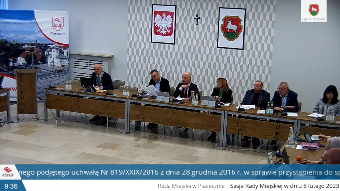 LXVI sesja Rady Miejskiej w Piasecznie
