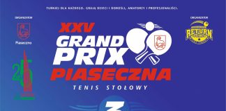Grand Prix Piaseczna w tenisie stołowym - 19.03.2023 r., hala GOSiR