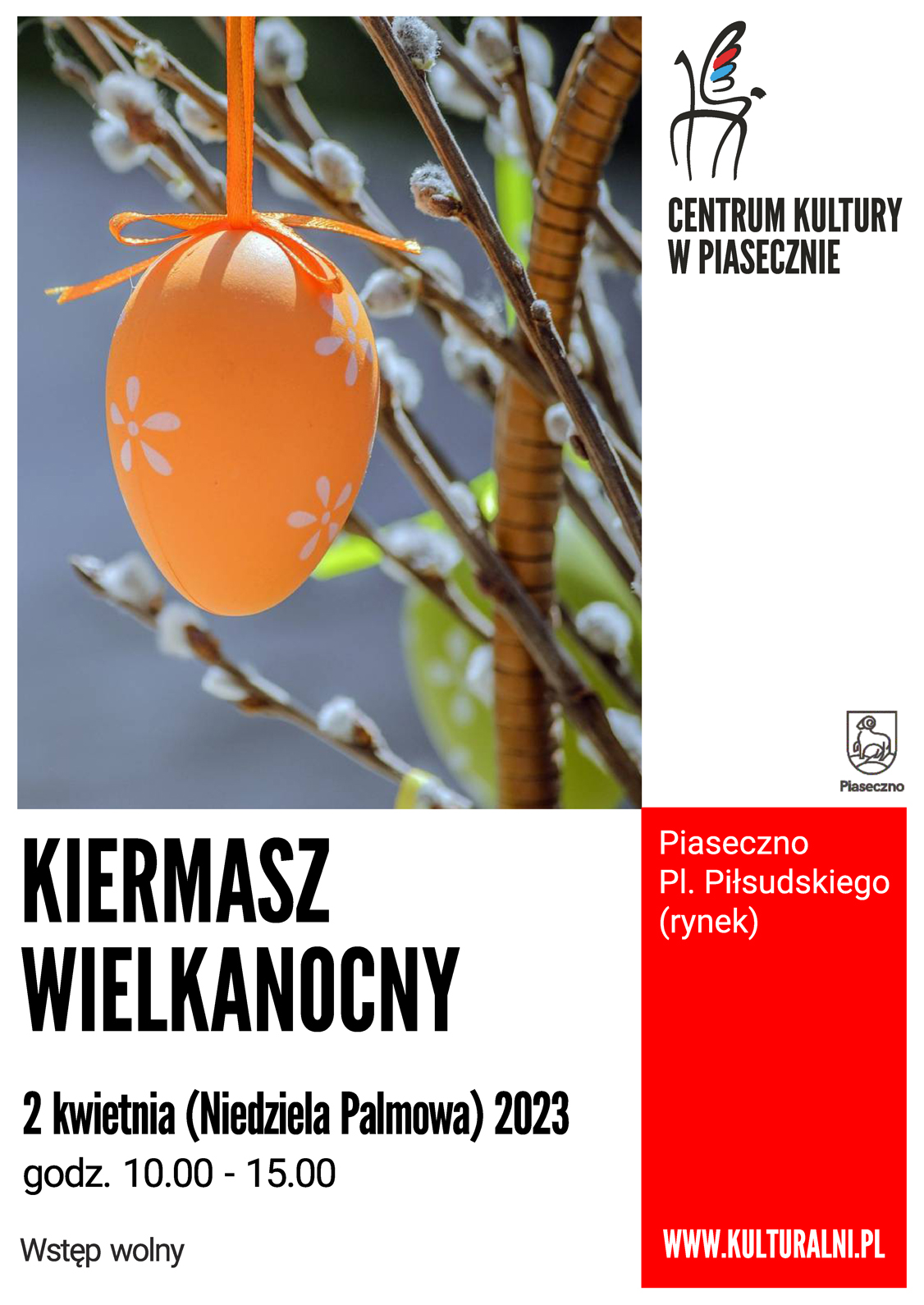 Plakat wydarzenia Kiermasz Wielkanocny w Piasecznie