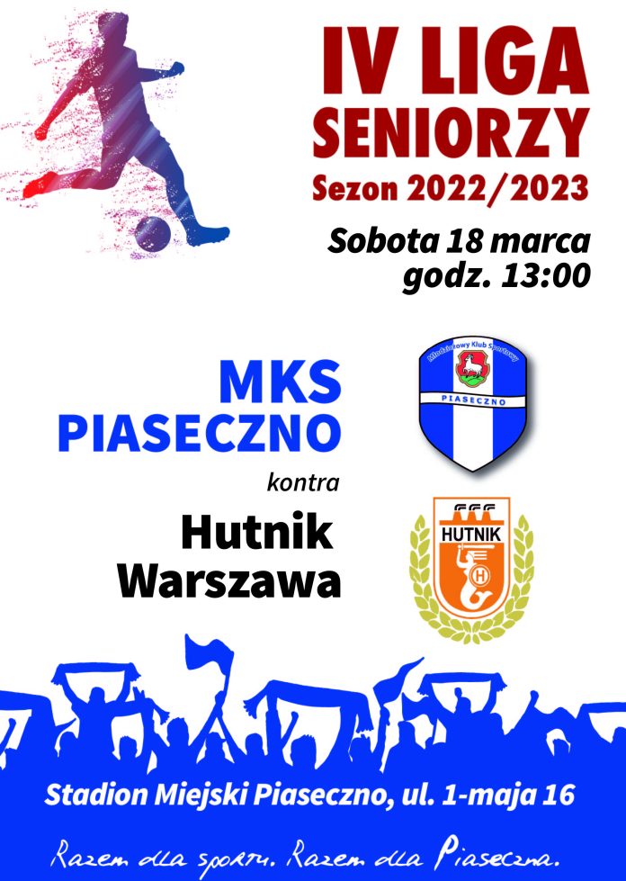 Mecz piłki nożnej MKS Piaseczno vs. Hutnik Warszawa