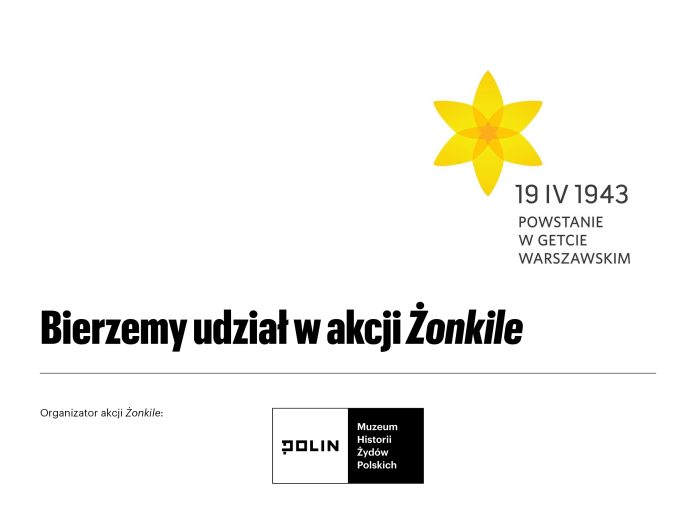 AKCJA ŻONKILE 2023 - 80. rocznica wybuchu Powstania w Getcie Warszawskim