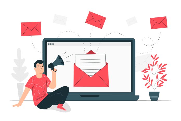 Mechanizm umożliwiający sygnalizowanie o potencjalnych nieprawidłowościach lub nadużyciach finansowych Informacja komunikat mail powiadomienie. Obraz autorstwa storyset na Freepik.com