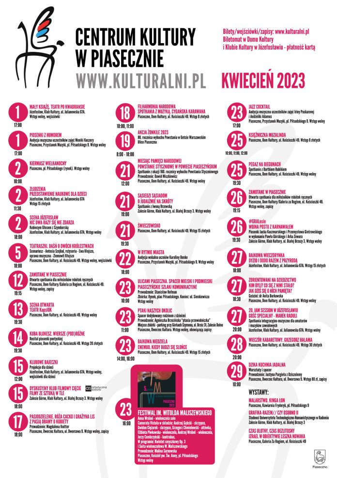 Kulturalny kwiecień 2023 Kulturalny kwiecień 2023