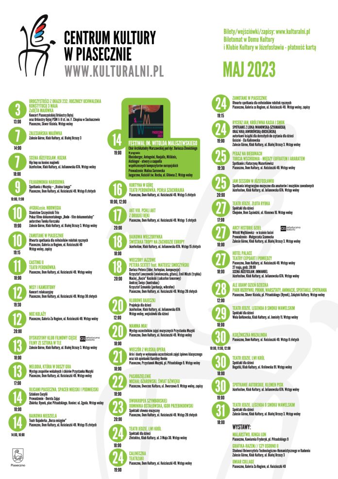Kulturalny maj 2023 Kulturalny maj 2023
