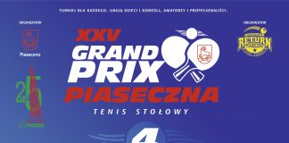Grand Prix Piaseczna w tenisie stołowym - 29.04.2023 r., hala GOSiR