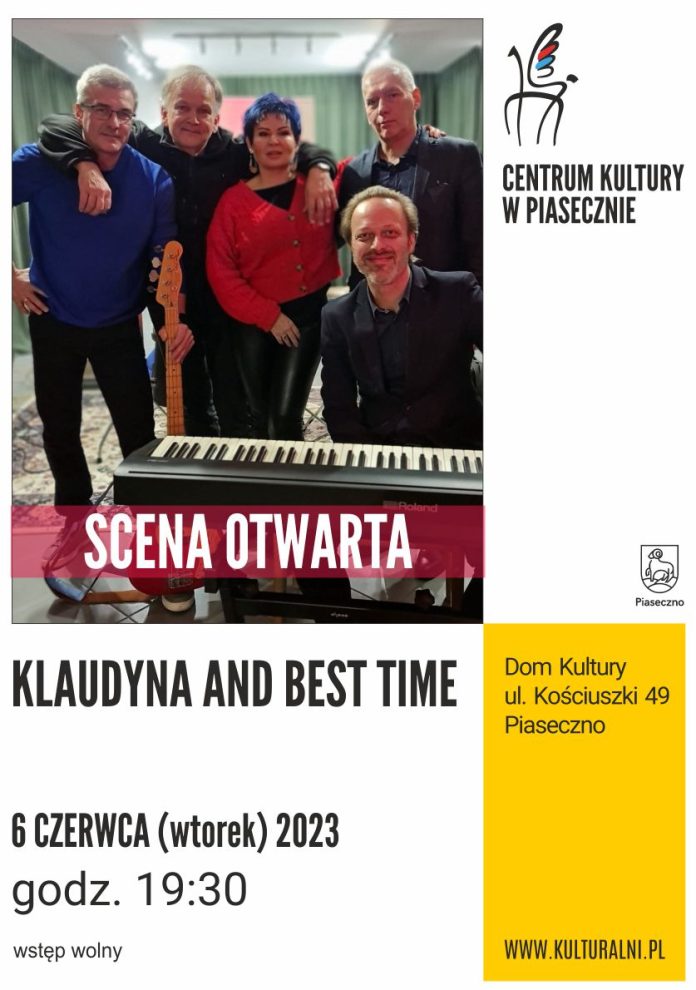Plakat Klaudyna and Best Time - Scena Otwarta w Piasecznie