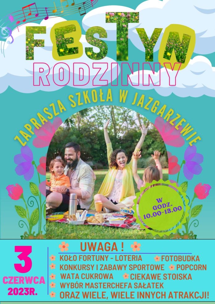 Plakat Piknik Rodzinny w Jazgarzewie