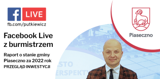 zaproszenie na live z burmistrzem Danielem Putkiewiczem