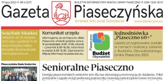 Gazeta Piaseczyńska nr 4/2023 wydanie specjalne senioralne