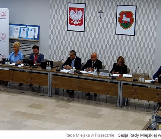LXXIV sesja Rady Miejskiej w Piasecznie
