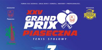 Grand Prix Piaseczna w tenisie stołowym - niedziela, 24.09.2023 r.