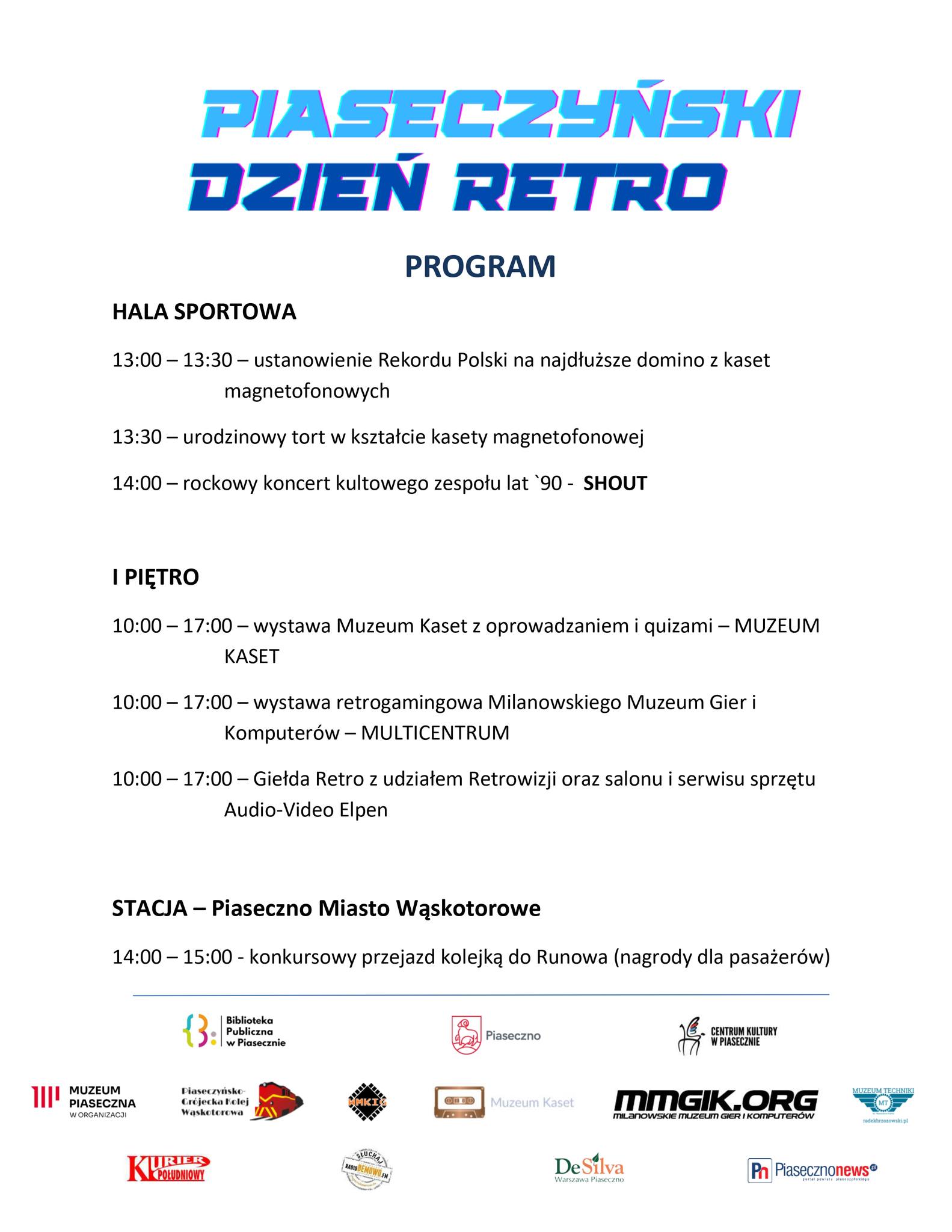 Program Piaseczyński Dzień Retro