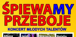 Plakat ŚpiewaMY Przeboje Koncert Młodych Talentów 2023