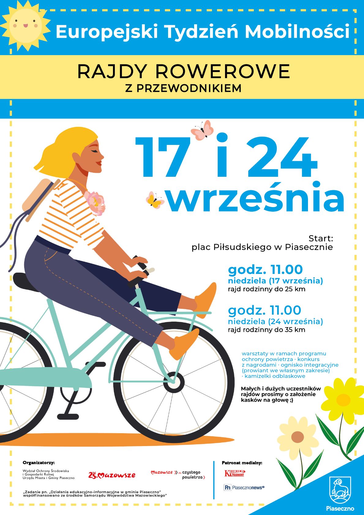 Rajdy rowerowe w ramach Europejskiego Tygodnia Mobilności 2023