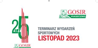 Sportowy Listopad w GOSiR - kalendarz imprez sportowych