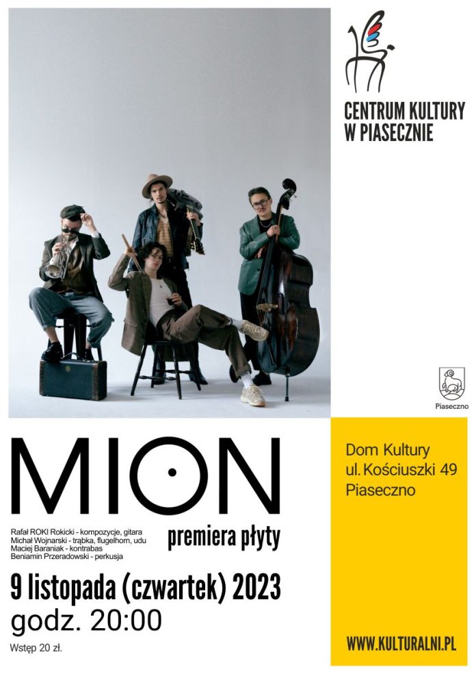 Plakat MION koncert w Piasecznie