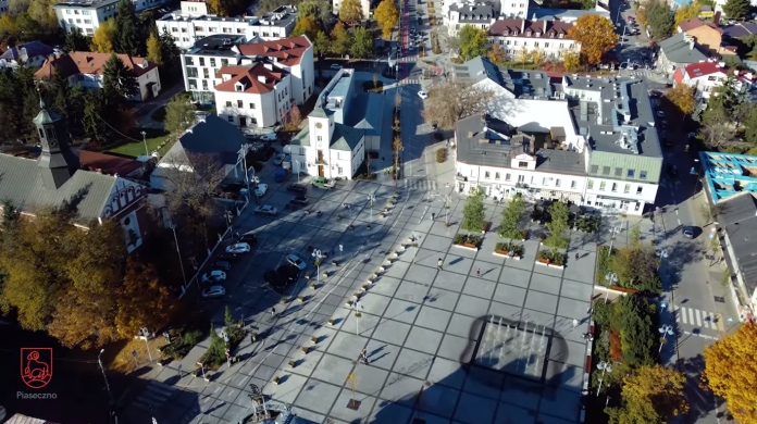 Jesienne ujęcia centrum Piaseczna