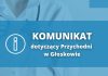 Komunikat SZPZLO Piaseczno dotyczący Przychodni w Głoskowie