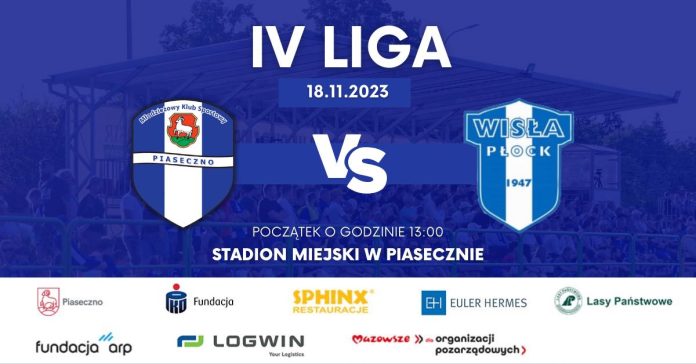 MKS Piaseczno vs Wisła II Płock S.A. - mecz piłki nożnej w Piasecznie