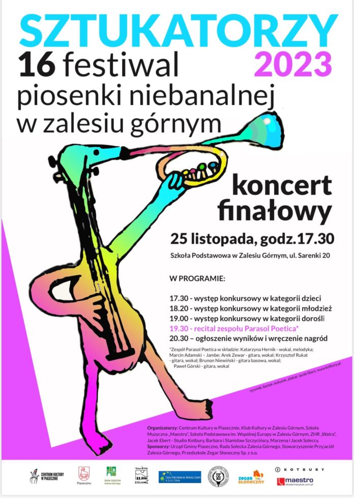 Sztukatorzy Festiwal Poezji Śpiewanej - koncert finałowy w Zalesiu Górnym