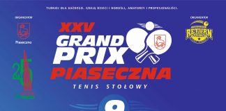 XXV Grand Prix Piaseczna Tenis Stołowy 2023