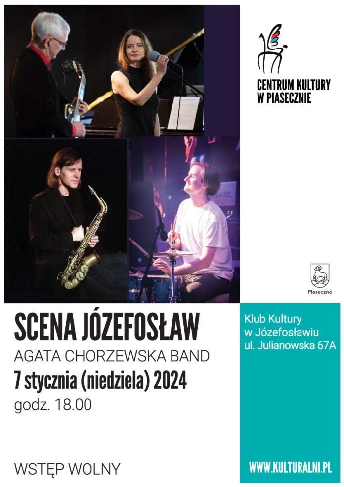 Plakat Agata Chorzewska Band - Scena Józefosław