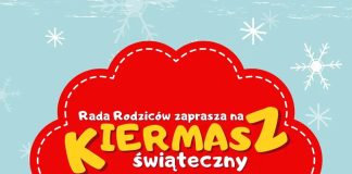 Plakat Kiermasz świąteczny w Szkole Podstawowej nr 2 w Zalesiu Dolnym