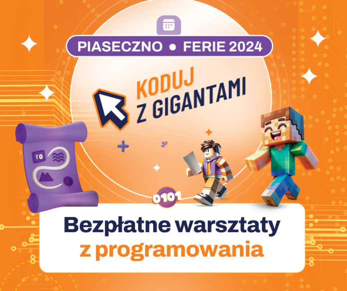 Giganci Programowania zapraszają na bezpłatną naukę programowania Koduj z gigantami baner