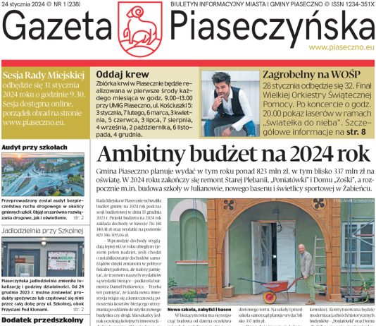 Gazeta Piaseczyńska nr 1/2024