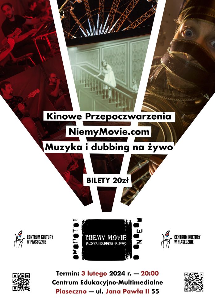 Plakat Kinowe Przepoczwarzenia - muzyka i dubbing na żywo Niemy Movie