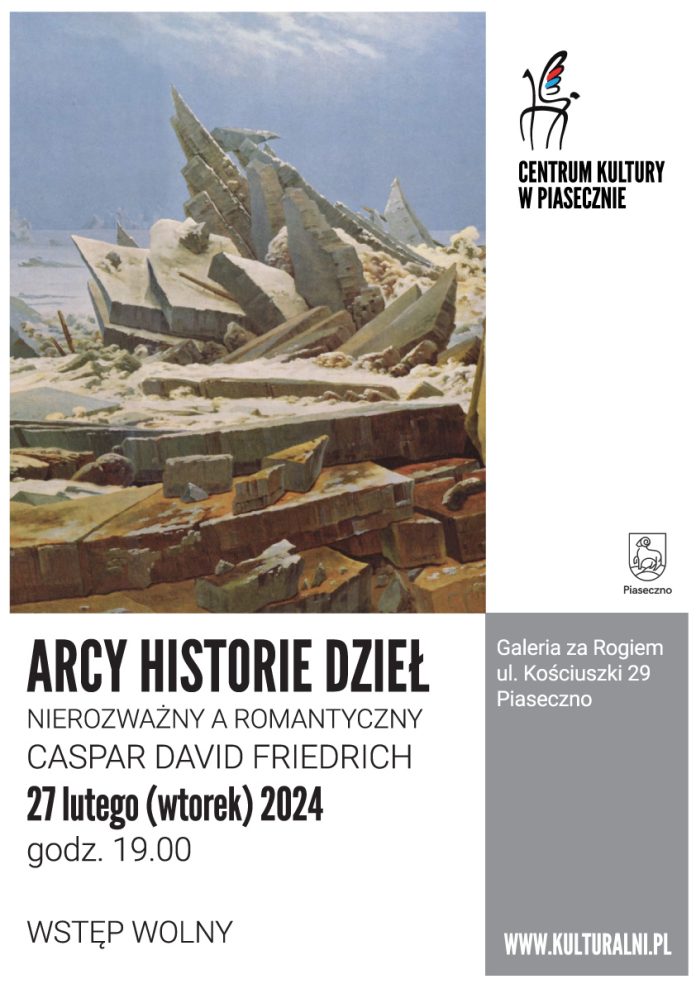 Plakat Nierozważny a romantyczny - Caspar David Friedrich - Arcy Historie Dzieł Piaseczno