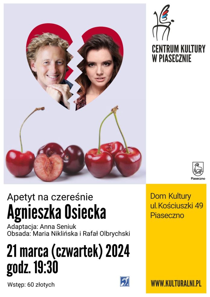 Plakat wydarzenia Apetyt na czereśnie - minimusical w Piasecznie