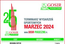 Kalendarium imprez sportowych GOSiR - 03/2024