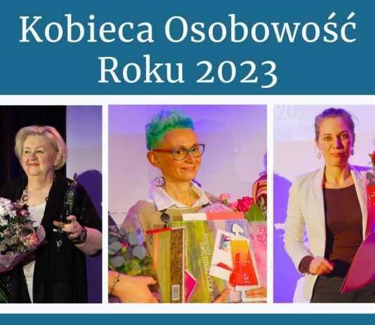 trzy laureatki ze statuetkami