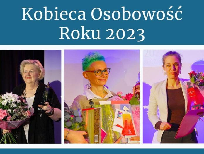 trzy laureatki ze statuetkami