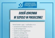 Plakat wydarzenia Dzień Zdrowia w Piasecznie