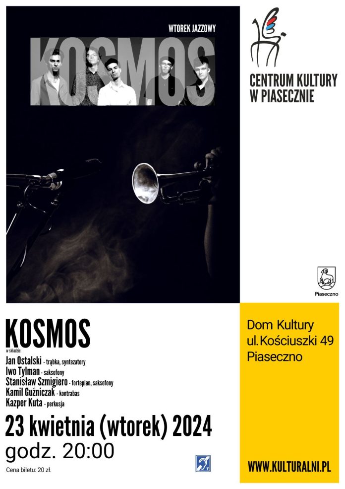 Plakat wydarzenia Kosmos - Wtorek Jazzowy w Piasecznie