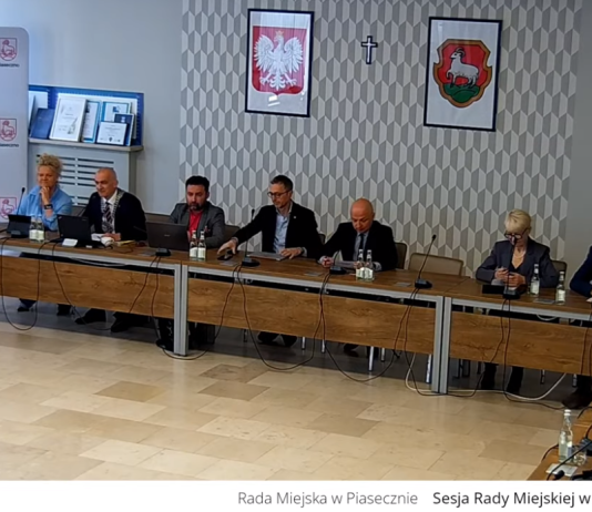 LXXXIV sesja Rady Miejskiej w Piasecznie