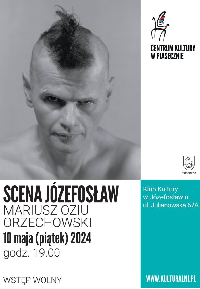 Plakat koncentu Mariusza Orzechowskiego, który odbędzie się w Józefosławiu