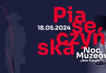 Banner Piaseczyńska Noc Muzeów 2024 Noc Cecylii w Piasecznie
