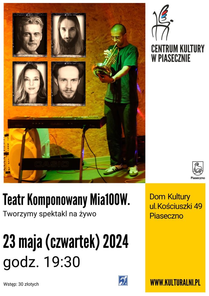 Teatr Komponowany Mia100W - tworzymy spektakl na żywo w Piasecznie