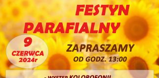 Plakat wydarzenia Festyn parafialny w Chylicach