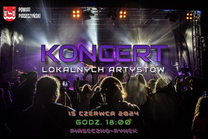 Koncert lokalnych artystów na rynku w Piasecznie 2024