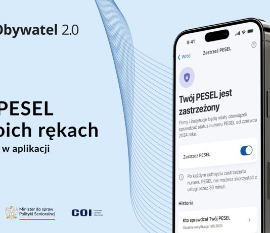 Twój PESEL w Twoich rękach - zastrzeż PESEL