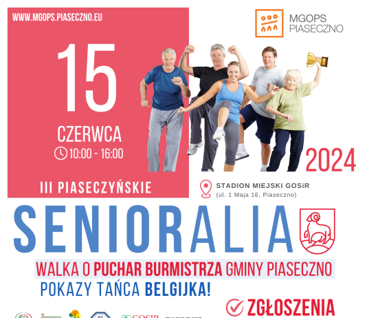 plakat - III Senioralia w Piasecznie