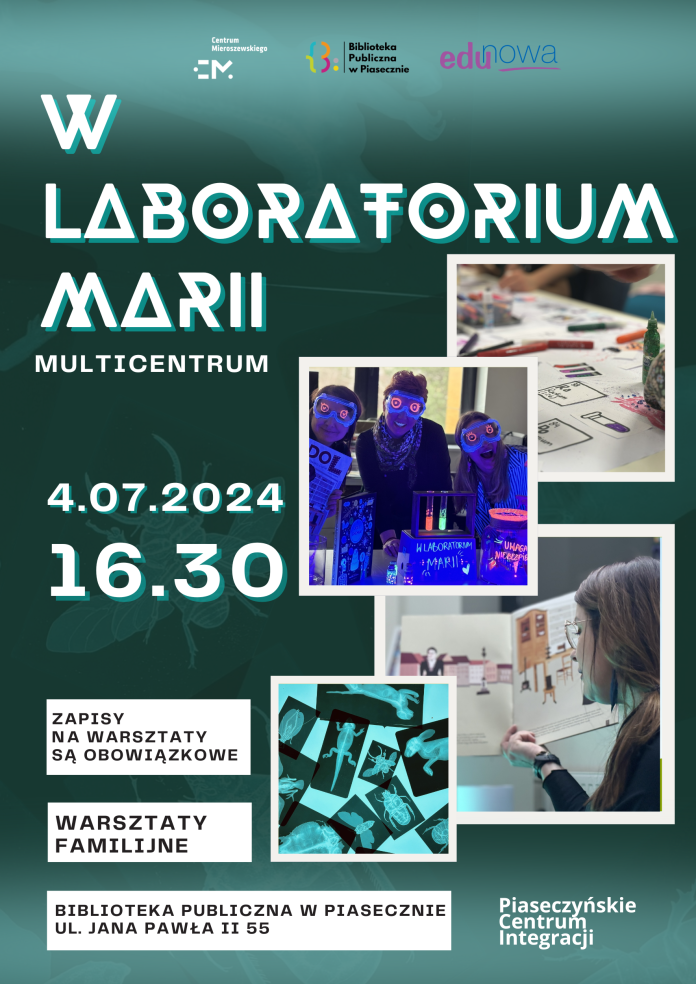 W laboratorium Marii – warsztaty familijne