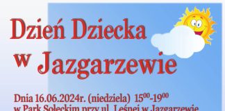 plakat wydarzenia Dzień Dziecka w Jazgarzewie 2024